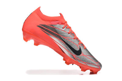 Men's Nike Air Zoom Mercurial Vapor 16 Elite FG Football Boots - Red/Silver/Black