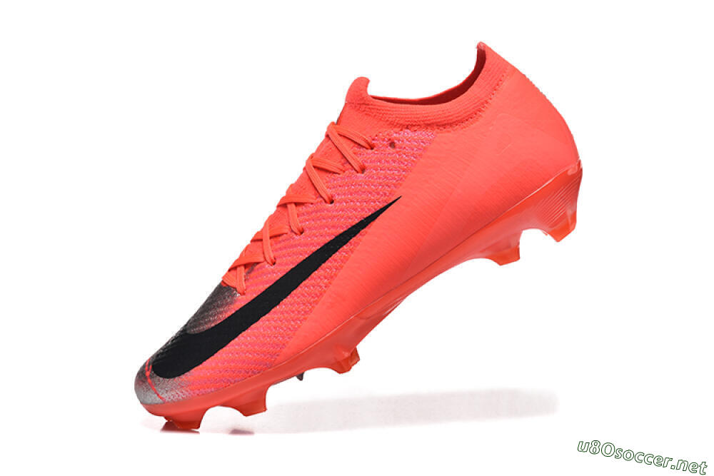 Men's Nike Air Zoom Mercurial Vapor 16 Elite FG Football Boots - Red/Silver/Black 8