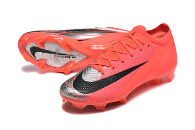 Men's Nike Air Zoom Mercurial Vapor 16 Elite FG Football Boots - Red/Silver/Black