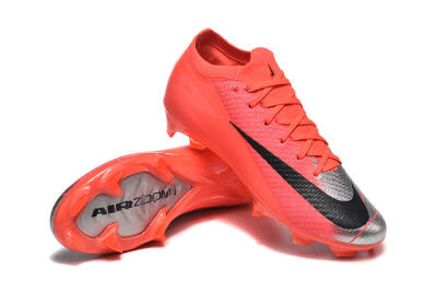 Men's Nike Air Zoom Mercurial Vapor 16 Elite FG Football Boots - Red/Silver/Black