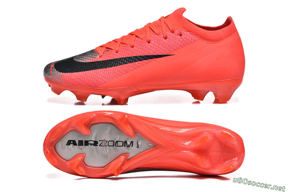 Men's Nike Air Zoom Mercurial Vapor 16 Elite FG Football Boots - Red/Silver/Black 1