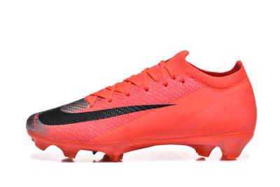 Men's Nike Air Zoom Mercurial Vapor 16 Elite FG Football Boots - Red/Silver/Black