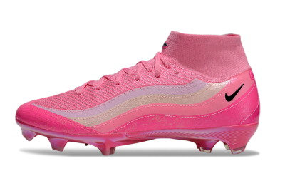 Unisex Nike Air Zoom Mercurial Superfly 10 Elite FG Football Boots - Pink/Black/White