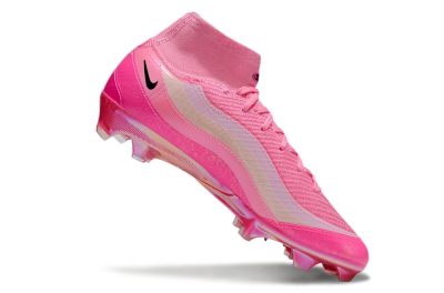 Unisex Nike Air Zoom Mercurial Superfly 10 Elite FG Football Boots - Pink/Black/White