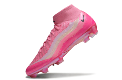 Unisex Nike Air Zoom Mercurial Superfly 10 Elite FG Football Boots - Pink/Black/White