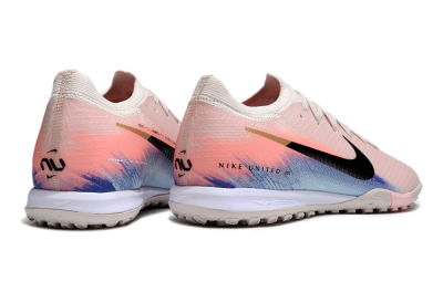 Unisex Nike Air Zoom Mercurial Vapor 16 Elite TF Football Shoes - Pink/Black/Gold