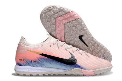 Unisex Nike Air Zoom Mercurial Vapor 16 Elite TF Football Shoes - Pink/Black/Gold