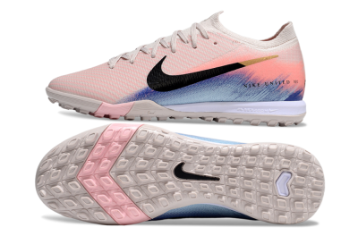 Unisex Nike Air Zoom Mercurial Vapor 16 Elite TF Football Shoes - Pink/Black/Gold
