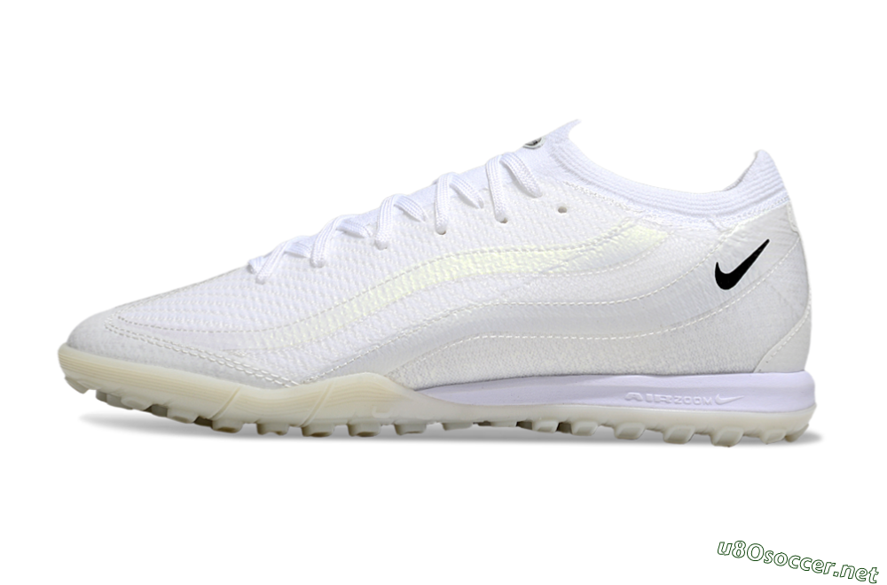 Unisex Nike Air Zoom Mercurial Vapor 16 Elite TF Football Shoes - White/Beige/Black 0