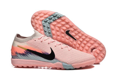 Men's Nike Air Zoom Mercurial Vapor 15 Elite TF Football Shoes - Pink/Black/Gold