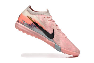 Men's Nike Air Zoom Mercurial Vapor 15 Elite TF Football Shoes - Pink/Black/Gold