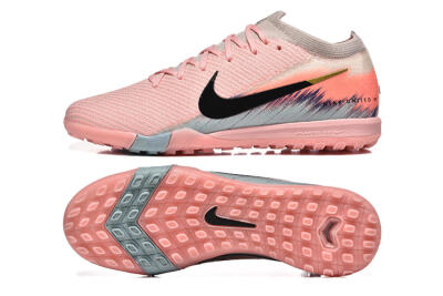 Men's Nike Air Zoom Mercurial Vapor 15 Elite TF Football Shoes - Pink/Black/Gold