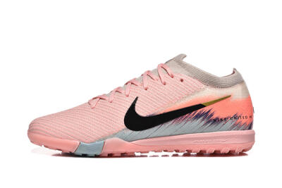 Men's Nike Air Zoom Mercurial Vapor 15 Elite TF Football Shoes - Pink/Black/Gold