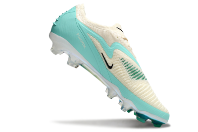 Unisex Nike Phantom 6 Elite Low FG Football Boots - Beige/Jade/Black