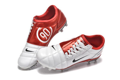 Men's Nike Total 90 III FG Football Boots - White/Black/Red