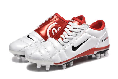 Men's Nike Total 90 III FG Football Boots - White/Black/Red