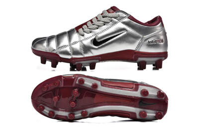 Men's Nike Total 90 III FG Football Boots - Silver/Black/Red