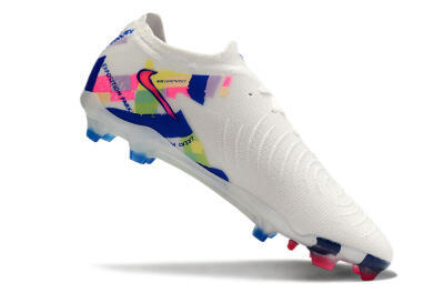 Men's Nike Phantom GX 2 Elite FG Football Boots - White/Pink/Blue