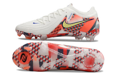 Men's Nike Phantom GX 2 Elite FG Football Boots - White/Red/Yellow