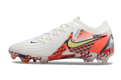 Men's Nike Phantom GX 2 Elite FG Football Boots - White/Red/Yellow