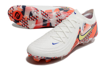 Men's Nike Phantom GX 2 Elite FG Football Boots - White/Red/Yellow