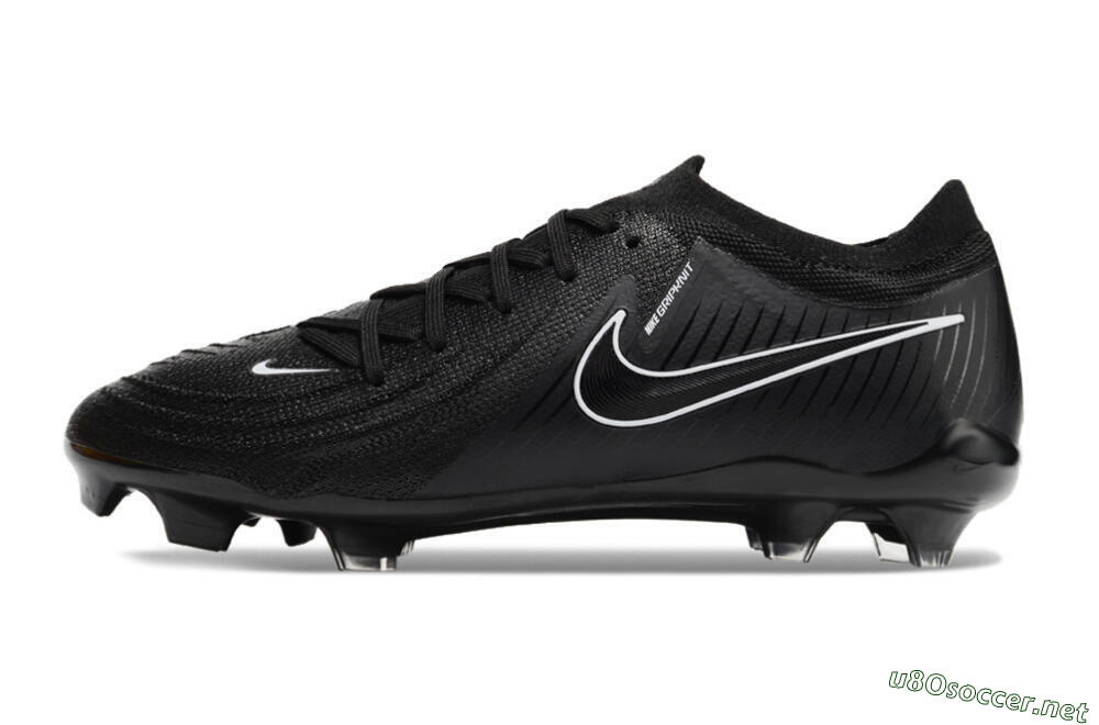 Unisex Nike Phantom GX 2 Elite FG Football Boots - Black/White/Blue 0