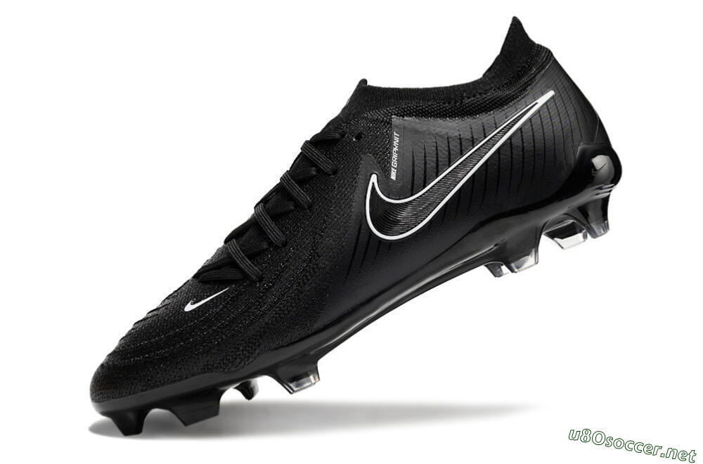 Unisex Nike Phantom GX 2 Elite FG Football Boots - Black/White/Blue 5