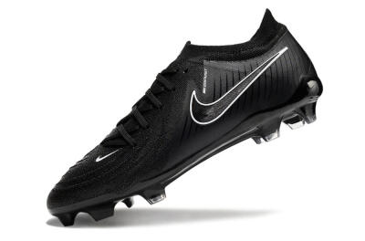 Unisex Nike Phantom GX 2 Elite FG Football Boots - Black/White/Blue
