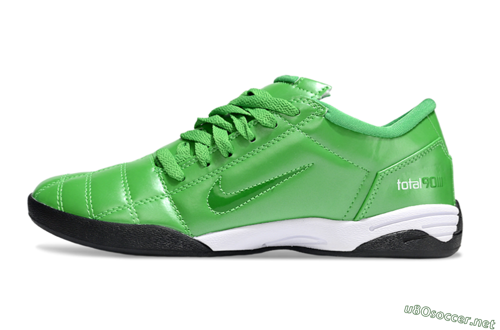 Men's Nike Total 90 III IC Football Shoes - Green/White/Black 0
