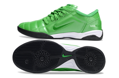 Men's Nike Total 90 III IC Football Shoes - Green/White/Black