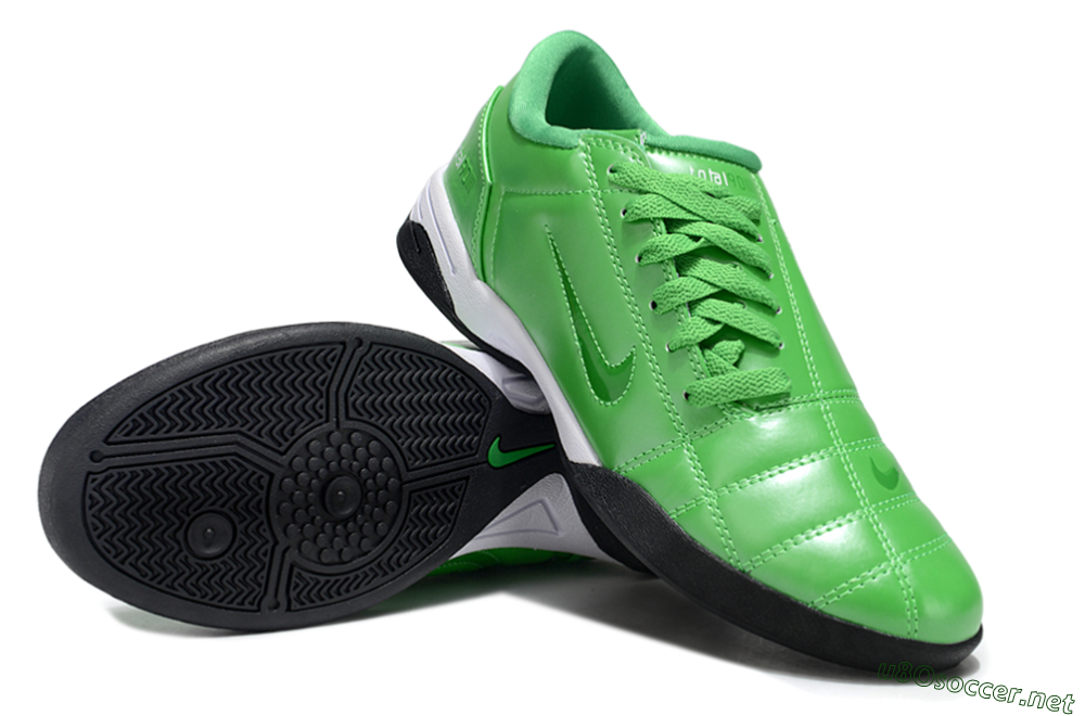 Men's Nike Total 90 III IC Football Shoes - Green/White/Black 3