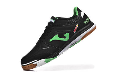 Men's Joma Top Flex IC Football Shoes - Black/Green/Red