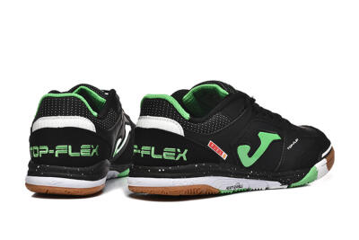 Men's Joma Top Flex IC Football Shoes - Black/Green/Red