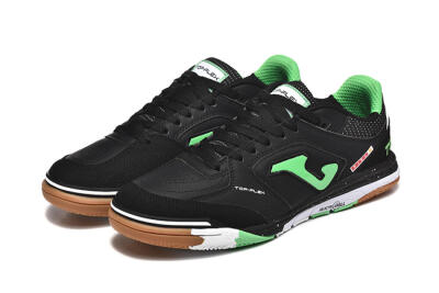 Men's Joma Top Flex IC Football Shoes - Black/Green/Red