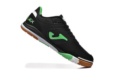 Men's Joma Top Flex IC Football Shoes - Black/Green/Red