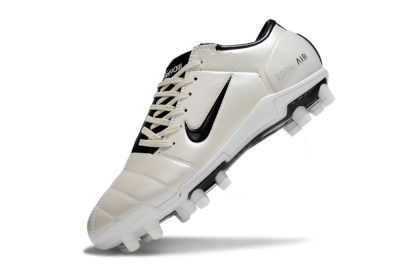 Men's Nike Air Zoom Total 90 III FG Football Boots - Beige/Black/White