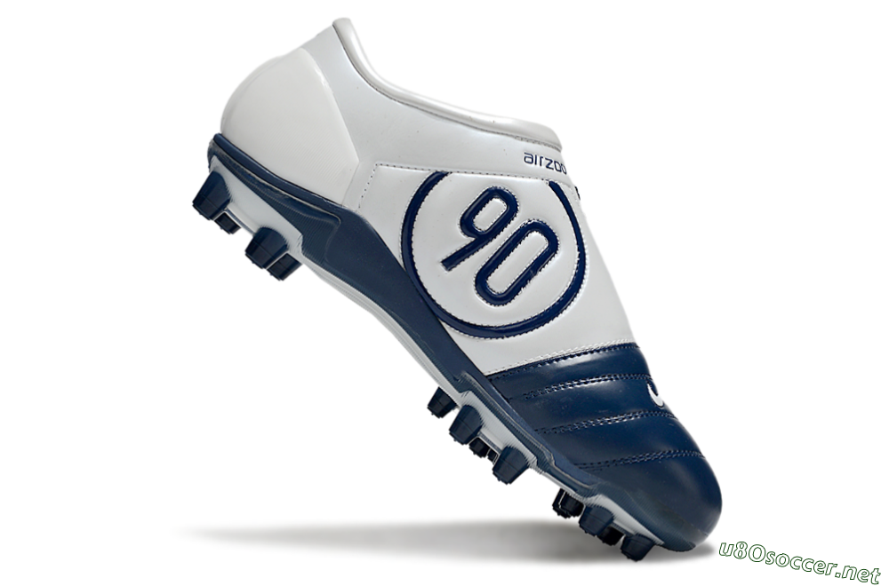 Men's Nike Air Zoom Total 90 III FG Football Boots - Blue/White/Gold 4