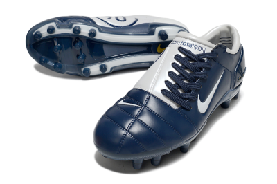 Men's Nike Air Zoom Total 90 III FG Football Boots - Blue/White/Gold