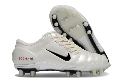 Men's Nike Air Zoom Total 90 III FG Football Boots - White/Black/Red