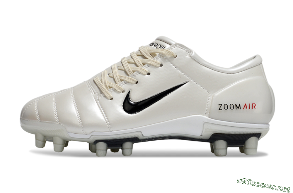 Men's Nike Air Zoom Total 90 III FG Football Boots - White/Black/Red 0