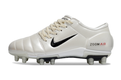 Men's Nike Air Zoom Total 90 III FG Football Boots - White/Black/Red