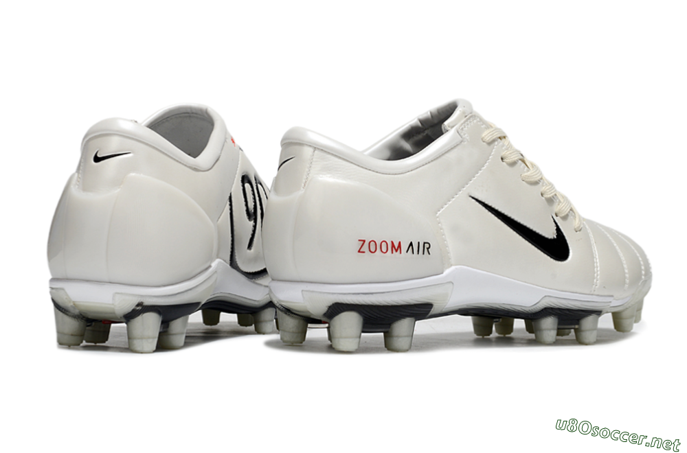 Men's Nike Air Zoom Total 90 III FG Football Boots - White/Black/Red 6