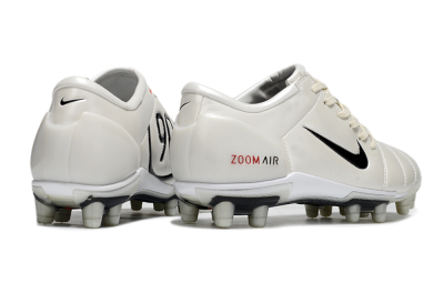 Men's Nike Air Zoom Total 90 III FG Football Boots - White/Black/Red