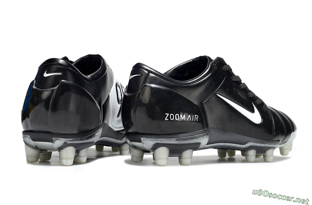 Men's Nike Air Zoom Total 90 III FG Football Boots - Black/White 6