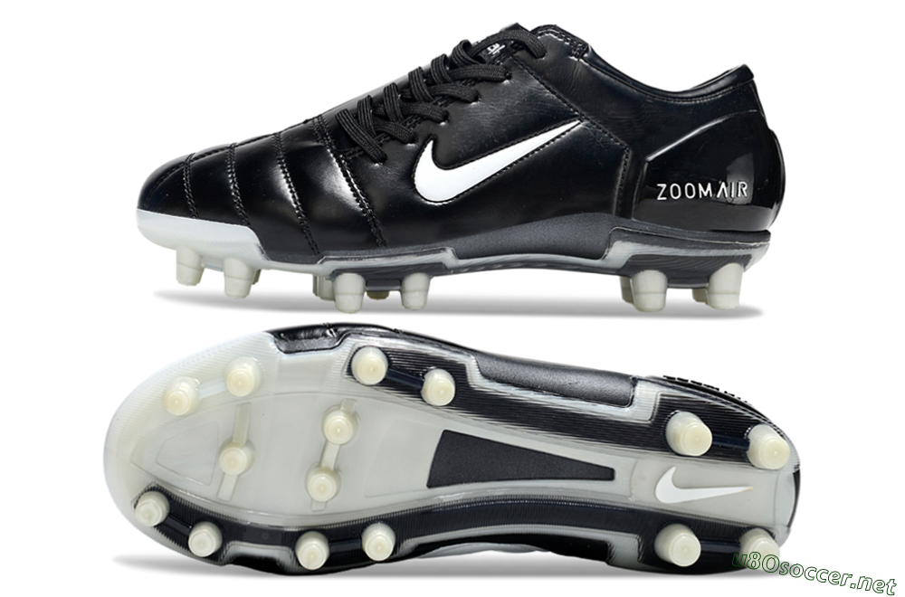 Men's Nike Air Zoom Total 90 III FG Football Boots - Black/White 1