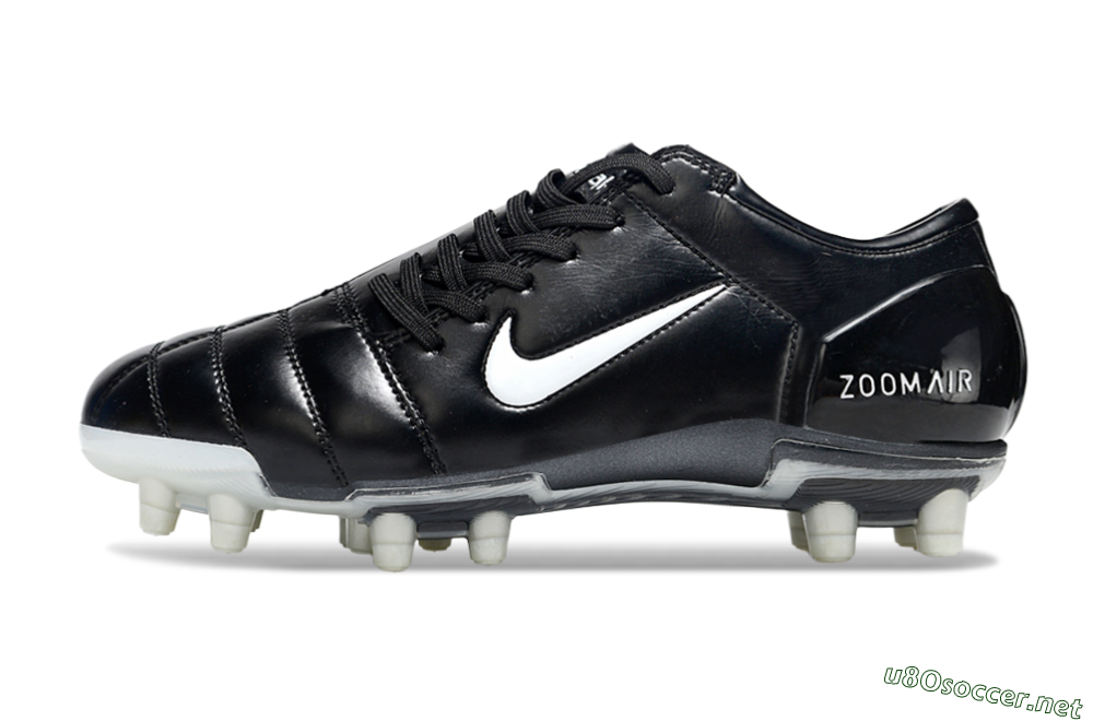 Men's Nike Air Zoom Total 90 III FG Football Boots - Black/White 0