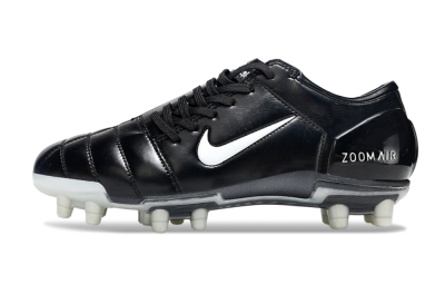 Men's Nike Air Zoom Total 90 III FG Football Boots - Black/White