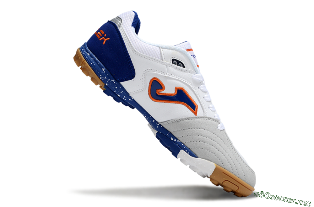 Men's Joma Top Flex TF Football Shoes - White/Red/Blue 4