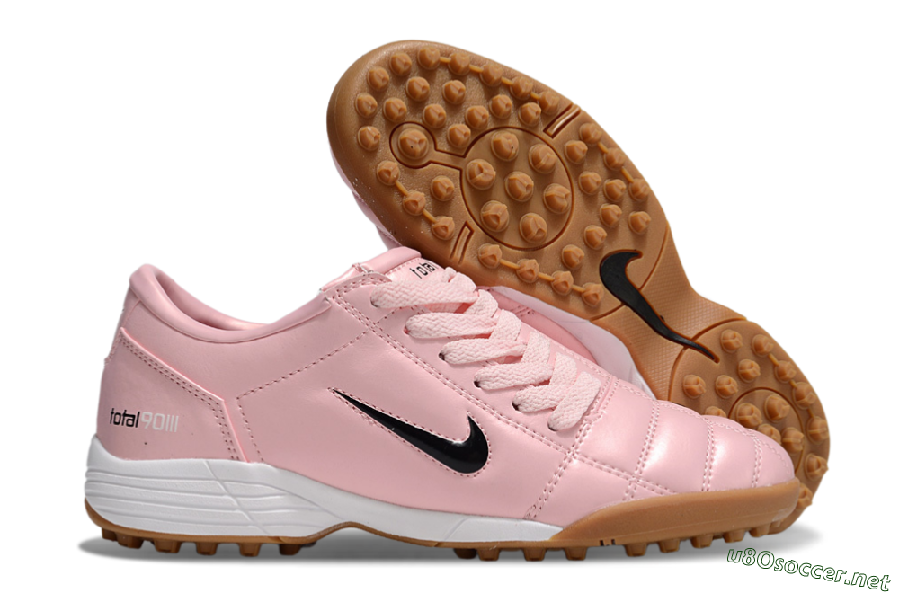 Unisex Nike Air Zoom Total 90 III TF Football Shoes - Pink/Black/White 2