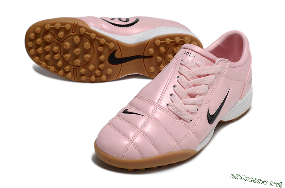 Unisex Nike Air Zoom Total 90 III TF Football Shoes - Pink/Black/White 3